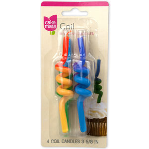 24 Pieces Per Pack Of Cake Mate Coil Birthday Candles 4 Pack ][Wholesales Purchase|Hoodmat.Com