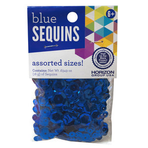 48 Pieces Per Pack Of Blue Craft Sequins ][Wholesales Purchase|Hoodmat.Com