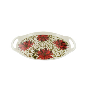 2 Pieces Per Pack Of Poinsettia Serving Tray Set ][Wholesales Purchase|Hoodmat.Com