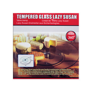 1 Pieces Per Pack Of Tempered Glass Lazy Susan ][Wholesales Purchase|Hoodmat.Com
