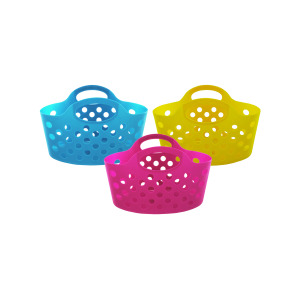 12 Pieces Per Pack Of Plastic Storage Basket With Handles ][Wholesales Purchase|Hoodmat.Com