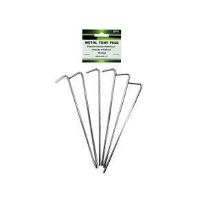 24  Pieces Per Pack Of  Metal Tent Pegs Set  ][Wholesales Purchase|Hoodmat.Com