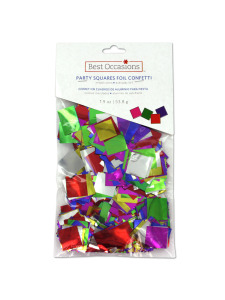 party squares foil confetti