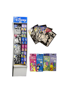 disney fuzzy art in 240-pc display