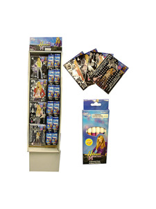 disney hannah montana fuzzy art in 240 pc display