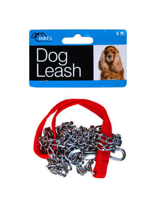 Dog leash with soft handle