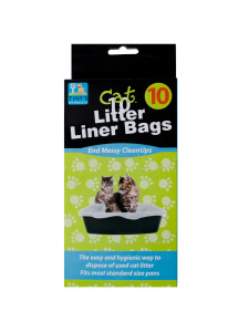 10 Pack litter box liner bags