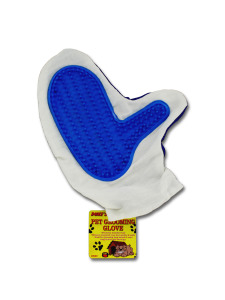 Pet grooming glove
