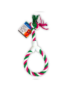 Rope toy with hand grip