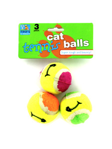 Mini cat tennis balls