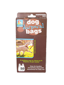 Pet waste disposal bags