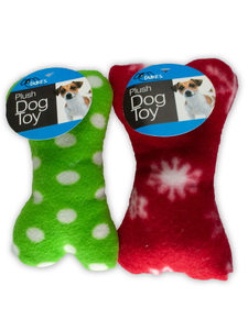 Plush dog bone (assorted colors)