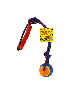 Pet rope with ball