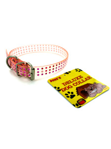 Plastic dog collar (assorted colors)