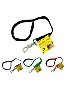 Dog lead with padded handle (assorted colors)