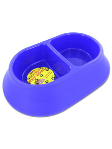 Double-sided pet bowl (assorted colors)