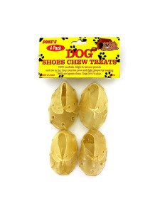 Dog shoe chew treats