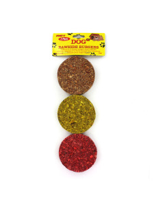 3 Pack rawhide burgers