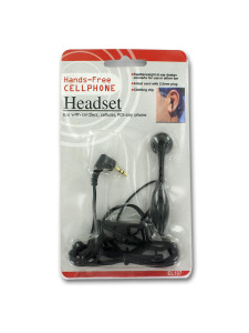Hands-free cell phone headset
