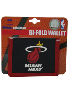 nba miami heat bifold wallet