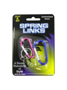 2 Pack spring links (assorted colors)