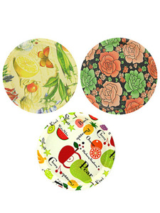 Round serving trays