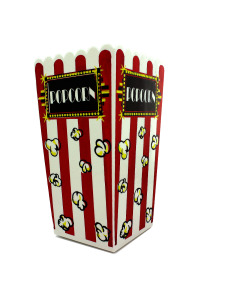 Plastic old-fashioned popcorn container