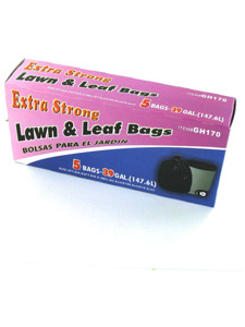 5 Pack lawn and leaf bags