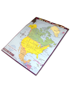 North and South America maps