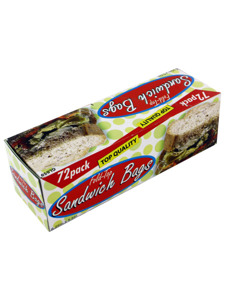 Sandwich bags with fold top