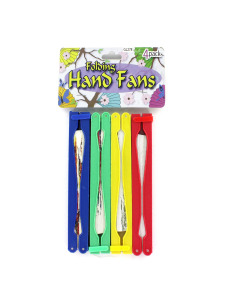 4 Pack folding hand fans