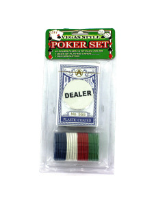 Vegas style poker set