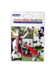 Inflating needles with hose