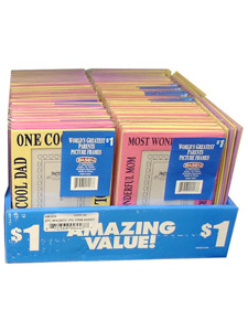 2 piece magnetic picture frame 6 assorted styles