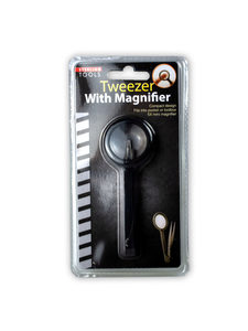 Tweezer with magnifier