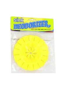 Lemon-scented sink deodorizer