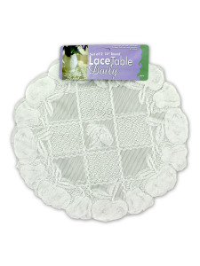 Lace table doilies