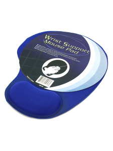 Mouse pad with cushion wrist support