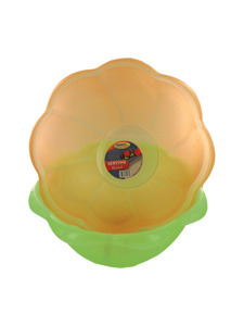 Plastic flower shaped bowl