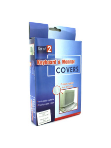Monitor and keyboard protective covers