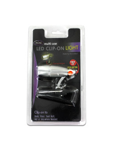 Miniature LED clip-on light