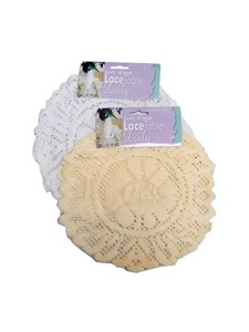 Round lace doily (set of 3)