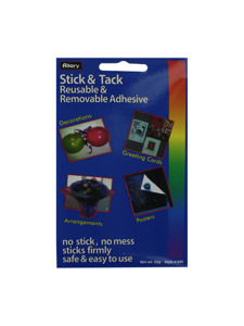 sticky tack reusable adhesive pdq