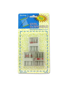 Sewing machine needles with cases
