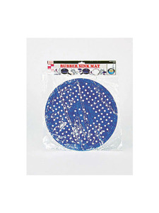 Round rubber sink mat