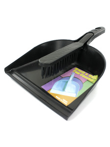 Dust pan and hand sweeper set