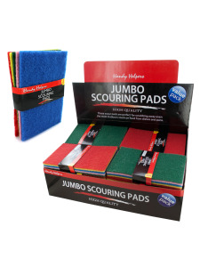 5 Pack jumbo scouring pads