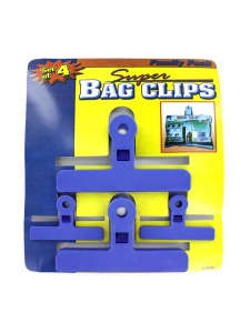 Plastic bag clips (set of 4)