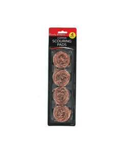 4 Pack copper scouring pads