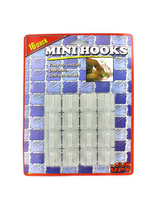 Big set of mini hooks (package of 16)